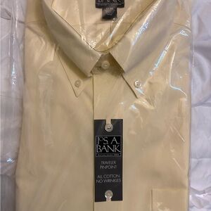 Jos. A. Bank Men's Light Yellow Dress Shirt